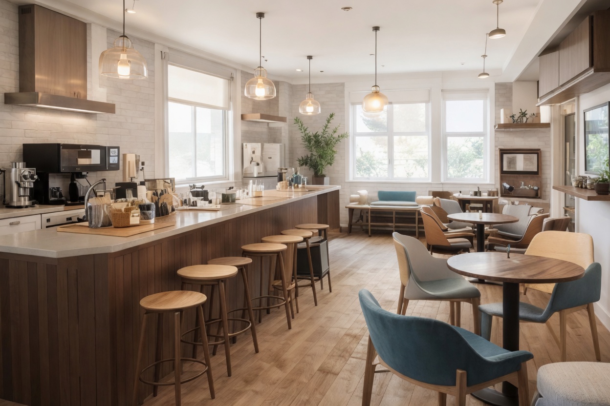 Desain Interior Cafe Cozy